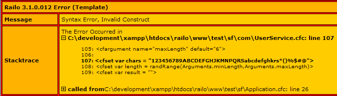 error-railo error-railo